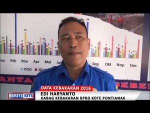 Data Kebakaran Kote Pontianak 2016
