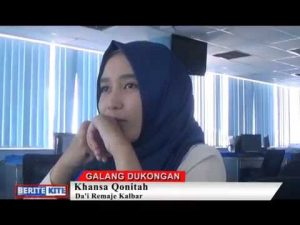 Khansa Qonitah Da’i Remaja Asal Kalbar