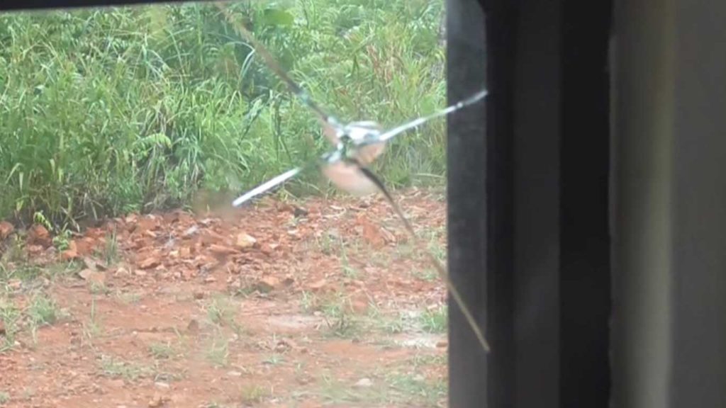 2 Peluru Nyasar Tembus Kaca Jendela SDN 94