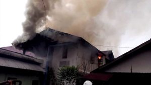 Rumah Kost Sekaligus Menjadi Kantor Advokat Terbakar