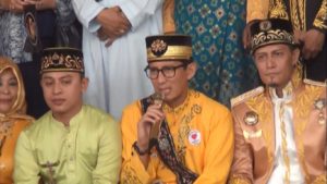 Sandiaga Uno Kunjungi Istana Kadriah