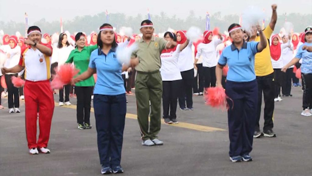 Pecahkan Rekor Muri 6.341 Peserta Ikuti Tari Gemu Fa Mi Re