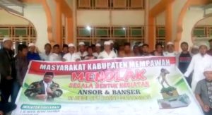 Konsolidasi Umat Tolak Kegiatan Banser dan Ansor di Mempawah