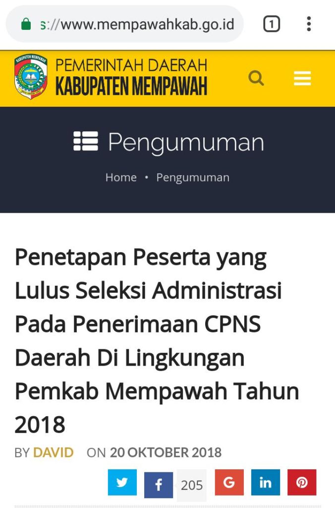 Satu Formasi Guru Olahraga di Mempawah Diperebutkan 177 Pelamar