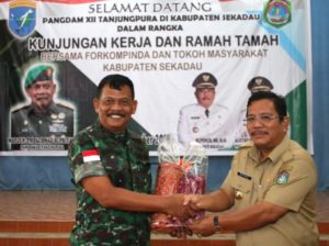 Kodam XII/Tpr Dukung Wujudkan Desa Mandiri di Sekadau