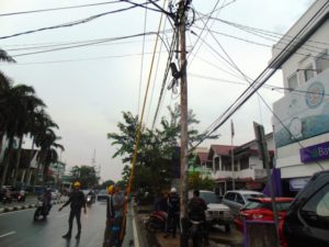 Listrik Padam di Sekitar Kantor Pos Kota Baru