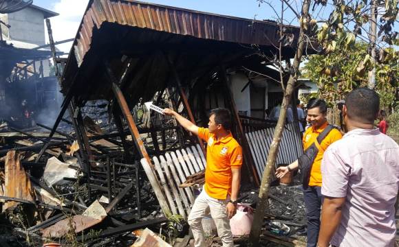 Polisi Selidiki Kebakaran di Gang Martapura