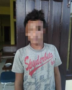 Pencuri Accu Alat Berat Diamankan Polsek Dedai