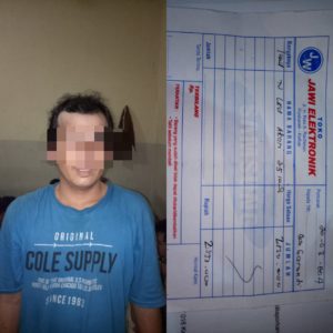 Ketagihan Judi, Putli Ditangkap Jual TV Kakak Sendiri