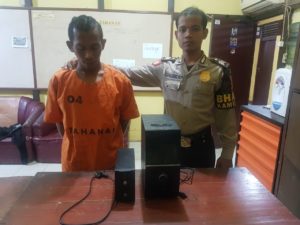 Maling di Pasar Teratai Pinyuh Diringkus
