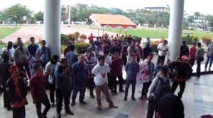 Aliansi Desa Kabupaten Landak Demo Sutarmidji