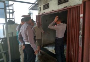 Polsek Kota Selidik Sebab Kebakaran Bengkel