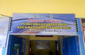 Capaian MR Puskesmas Parit Timur Terendah di Kubu Raya