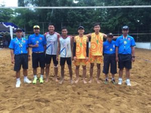 Ini Daerah Peraih Medali Emas Voli Pasir Porprov Kalbar ke-XII