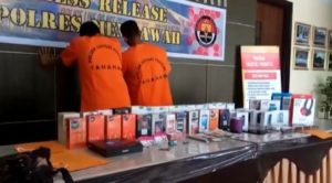 Penguras Konter HP di Sungai Pinyuh Roboh Ditembak