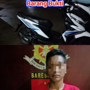 Apes! Ditangkap Ganti Kunci Kontak Motor Curian