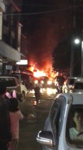 Motor Pengepul Bensin Meledak di Setia Budi
