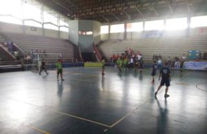 Sedang Berlangsung, Tim Bola Tangan Pontianak VS Sintang