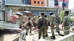 Pasar Simpang Polda Dibongkar Lagi