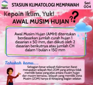 Sejak SD Sudah Keliru, Ternyata Kalbar Tidak Mengenal Musim