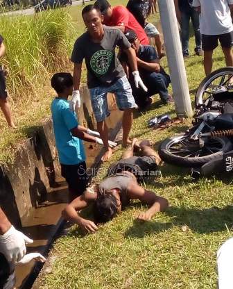 Warga Mempawah Meninggal di Pinggir Jalan Kuching, Malaysia