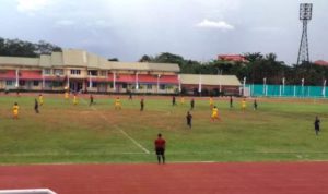 Sepakbola Porprov : Sedang Berlangsung Mempawah VS Sintang