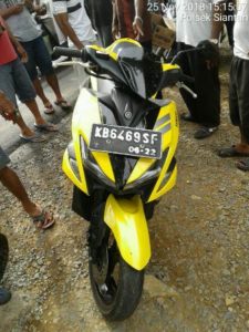 Terjatuh Karena Ngerem, Pengendara Motor Dilindas Truk