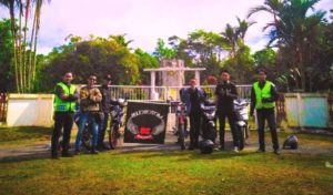 Peringati Hari Pahlawan, Club Motor 28 Ziarah ke Makam Juang Mandor