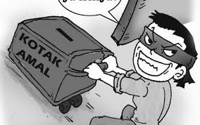 Curi Uang di Kotak Amal Masjid Beli Narkoba