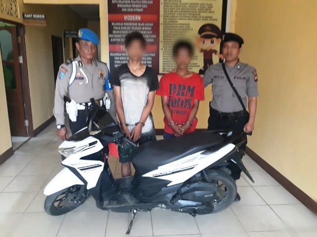 Curi Motor di Masjid Wajok, Dua Remaja Ini Ditangkap