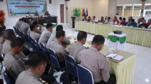 Polres Sintang Gelar Rakor Pengamanan Natal dan Tahun Baru