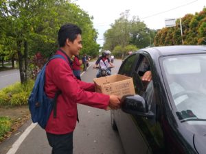 Aksi Solidaritas Mahasiswa UMP Untuk Tsunami Selat Sunda