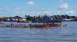 34 Tim Dayung Dragon Boat Berebut Piala Danlantamal XII Pontianak