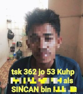 Sincan Panik Kepergok Curi Handphone
