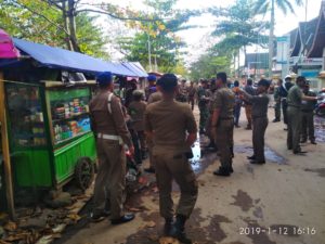 Puluhan Pedagang Depan RSUD Soedarso Kembali Ditertibkan