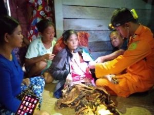 Aminah Ditemukan, Setelah 4 Hari Hilang Mencari Rotan di Hutan