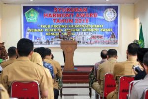 Kapolda Bangga FKUB Kalbar Raih Anugrah Harmony Award