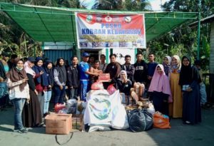 Primakama Serahkan Bantuan Korban Kebakaran Desa Peniti