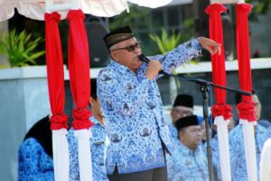 Pemkab Kubu Raya Gelar Upacara HUT Pemprov Kalbar ke-62