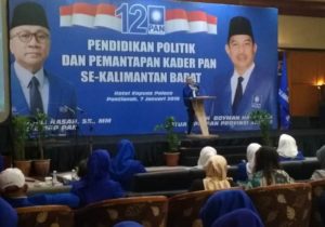 Zulkifli Hasan Minta Kader PAN Kalbar Kampanyekan Pemilu Damai
