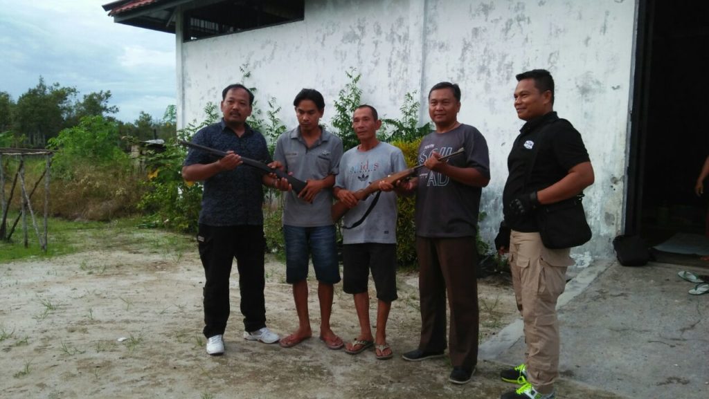 Awal Tahun, Korem Terima Dua Pucuk Senpi Rakitan Warga