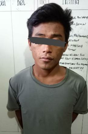 Maling Rokok di Indomaret Martadinata Tertangkap