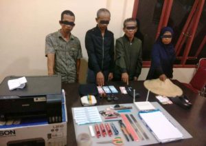 Pencetak dan Pengedar Uang Palsu Diringkus Polisi