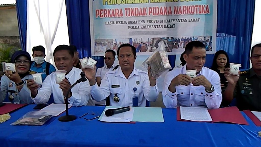 Tangkapan BNNP Kalbar Meningkat Dua Kali Lipat