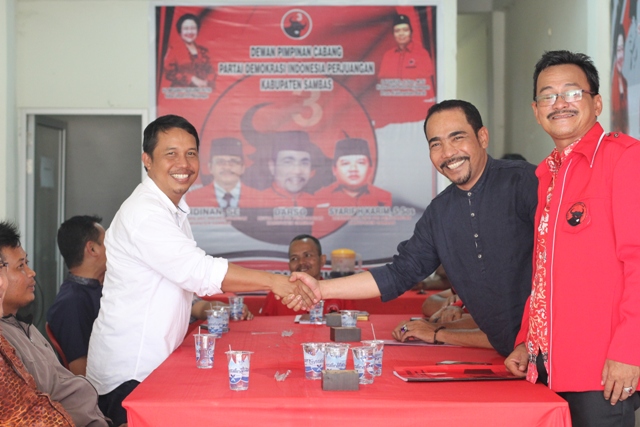 Serahkan Berkas, Mursalin Daftar PDIP