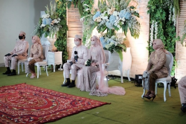 Resepsi Pernikahan Dilarang, Kemenag : Boleh Tapi Harus Izin