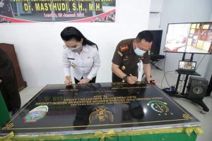 Kantor Baru Kejari Landak Diresmikan Bupati dan Kajati