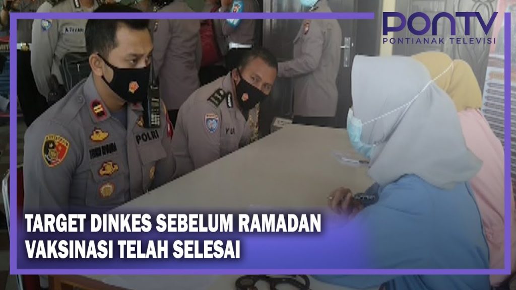 352 Personil Polres Kubu Raya Disuntik Vaksin Tahap I