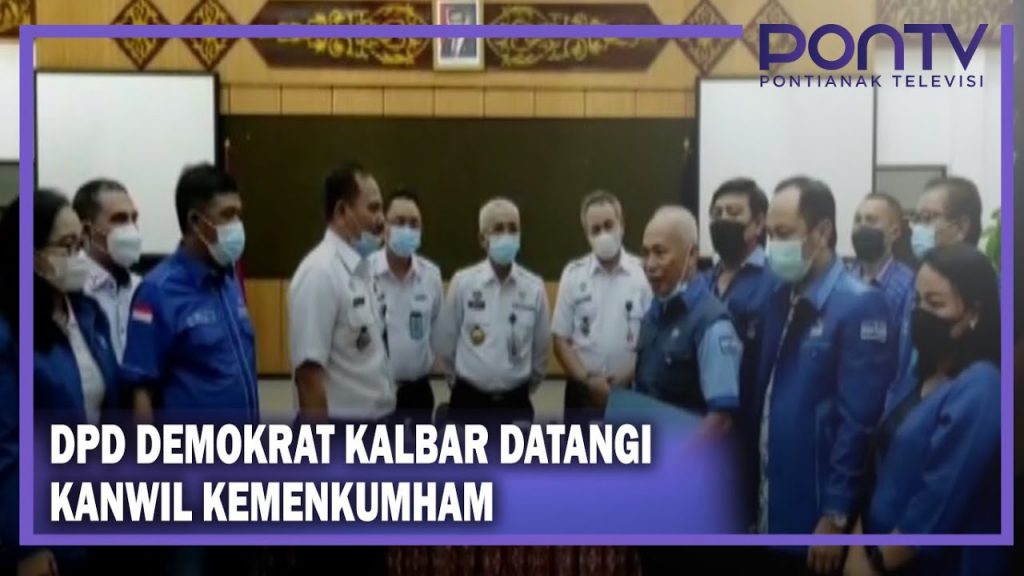 DPD Demokrat Kalbar Datangi Kanwil Kemenkumham