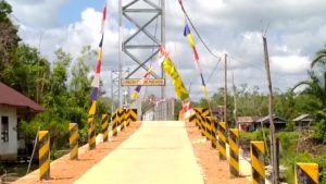 Jembatan Gantung Desa Pancaroba, Mudahkan Akses Warga